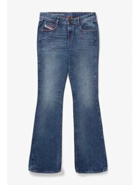 NWT Diesel Women's Blue Denim Jean s1969 D-Ebbey Bootcup Size 32 $375 [jb]